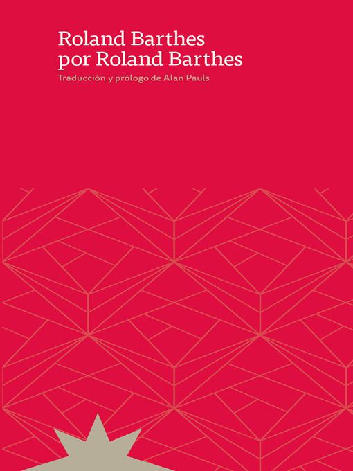 Detalles del título Roland Barthes por Roland Barthes de Roland Barthes - Lista de espera